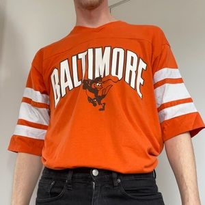 Vintage Baltimore Orioles baseball top